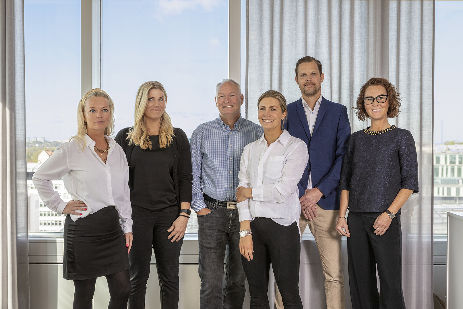 Gruppbild med flera medarbetare på Set Up